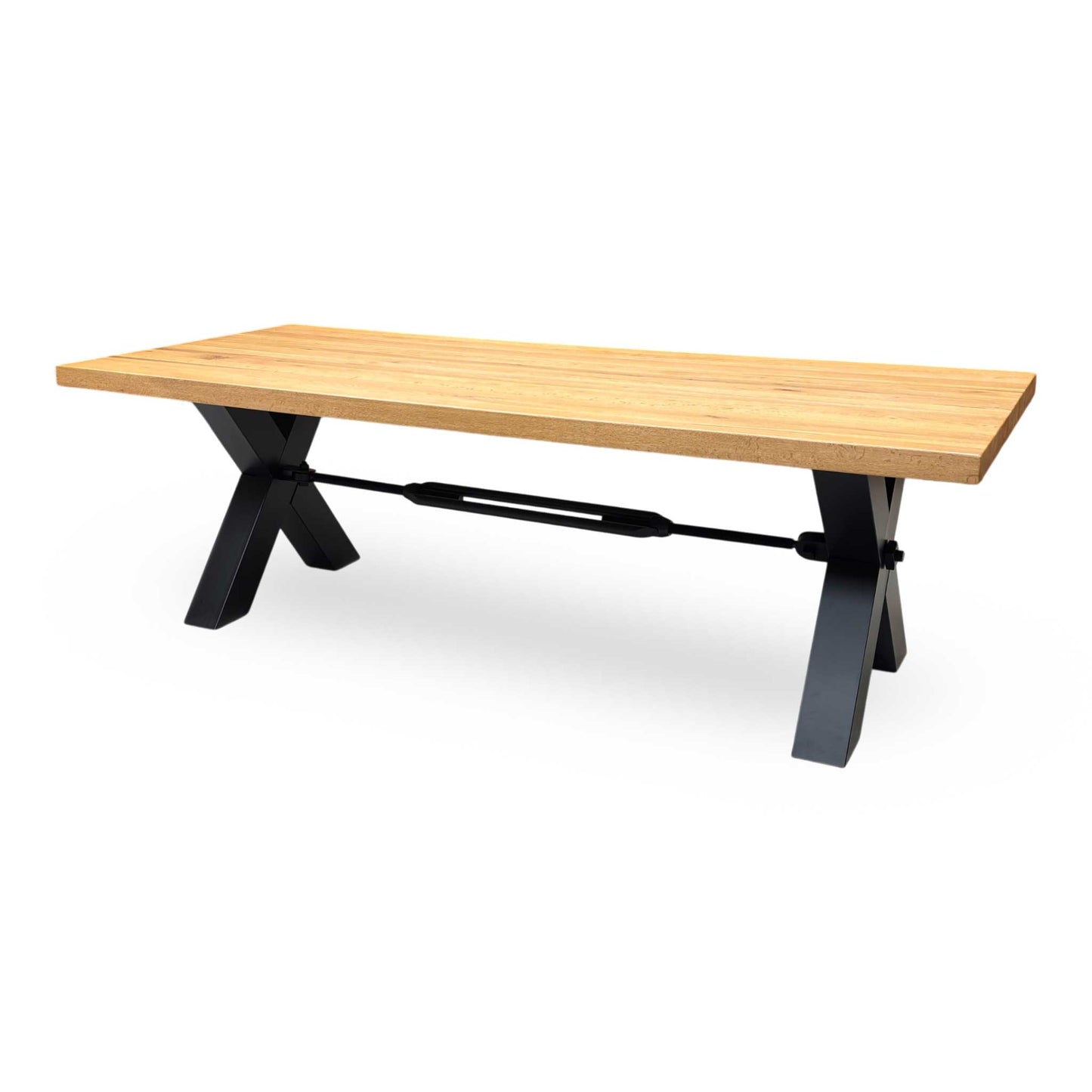 Bodahl ‘Terra’ 1 Oil Solid Oak 240cm Dining Table with Metal Star Base