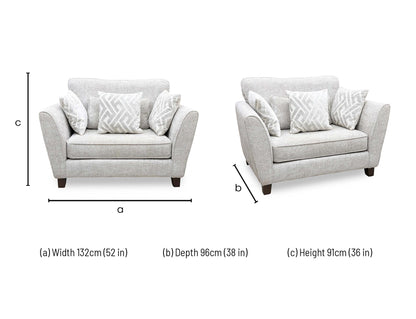 ‘Tabitha’ Light Grey Fabric Snuggler