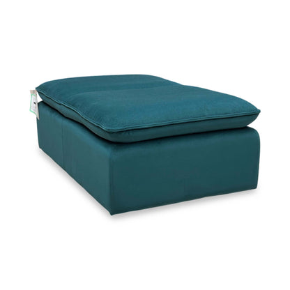 ‘Starlight Express’ Fab-Meg-R36 Lake Green Fabric Storage Chair Footstool