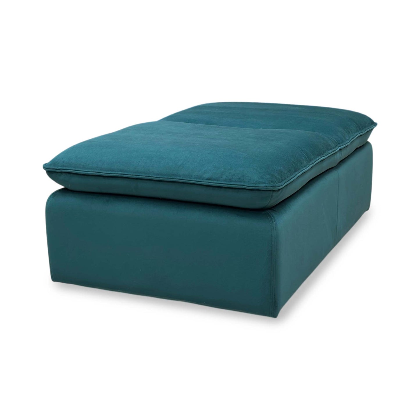 ‘Starlight Express’ Fab-Meg-R36 Lake Green Fabric Storage Chair Footstool