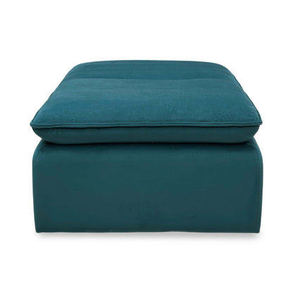 ‘Starlight Express’ Fab-Meg-R36 Lake Green Fabric Storage Chair Footstool