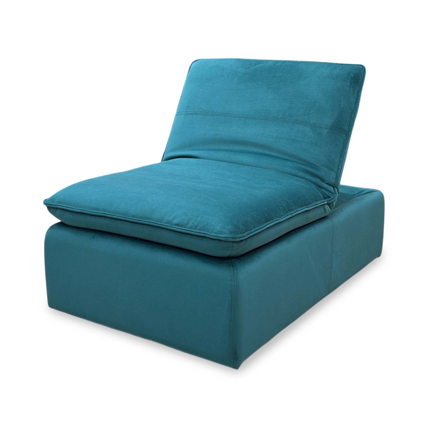 ‘Starlight Express’ Fab-Meg-R36 Lake Green Fabric Storage Chair Footstool