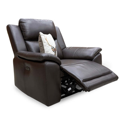 'Utah' Espresso Brown Lx-6413 Power Recliner Chair