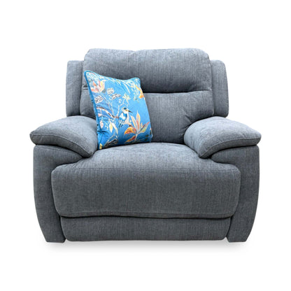 'Touch' Sfa-Pey-R09 Dove Grey Fabric Power Recliner Chair