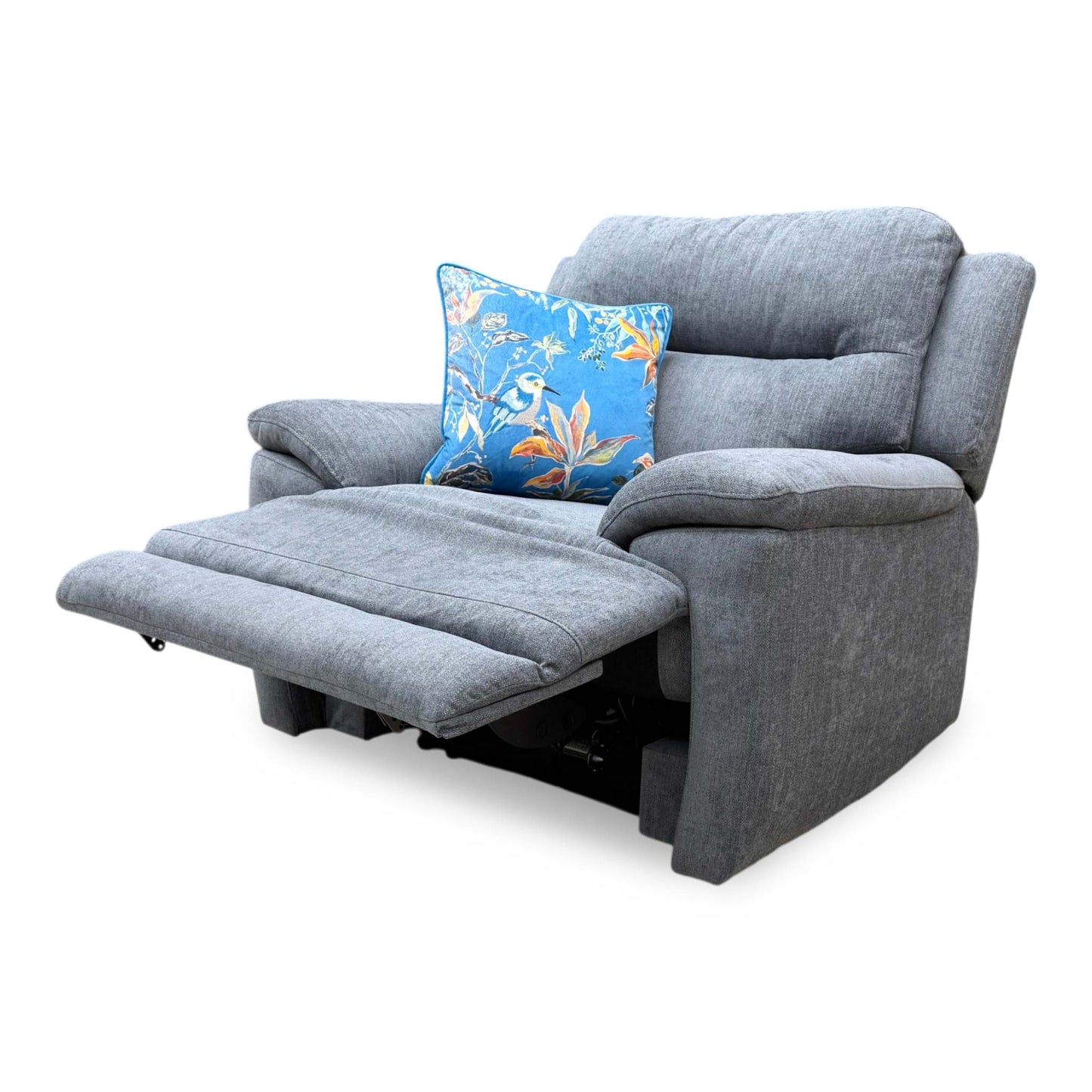 'Touch' Sfa-Pey-R09 Dove Grey Fabric Power Recliner Chair