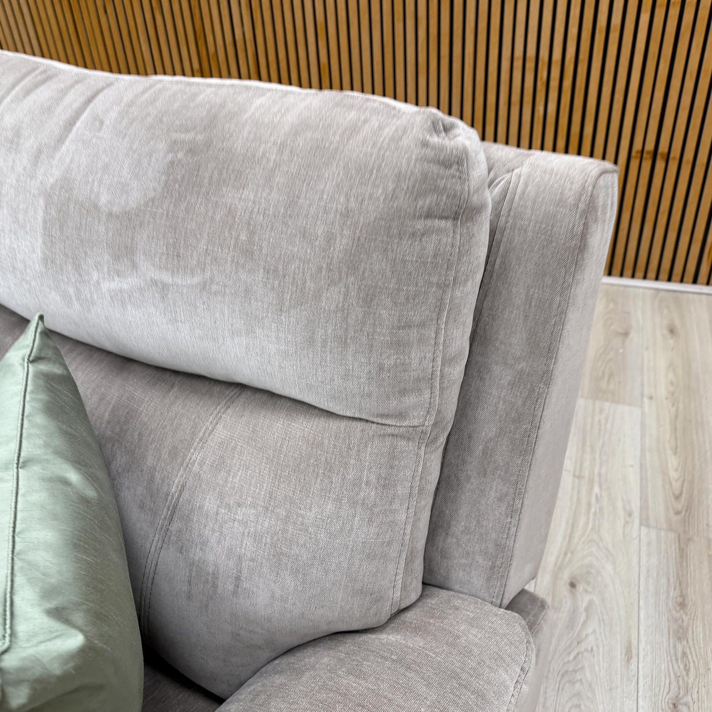'Sloane' Manhattan Nutmeg Fabric 3 Seater Power Recliner Sofa + Power Chair