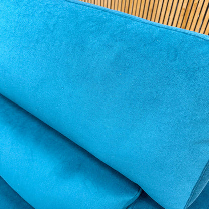 The Lounge Co. 'Romilly' Dra008 Dragoneye Teal Wa Ft Fabric 3 Seater Sofa