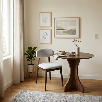 ‘Stockholm’ Dark Oak Wooden Dining Chair