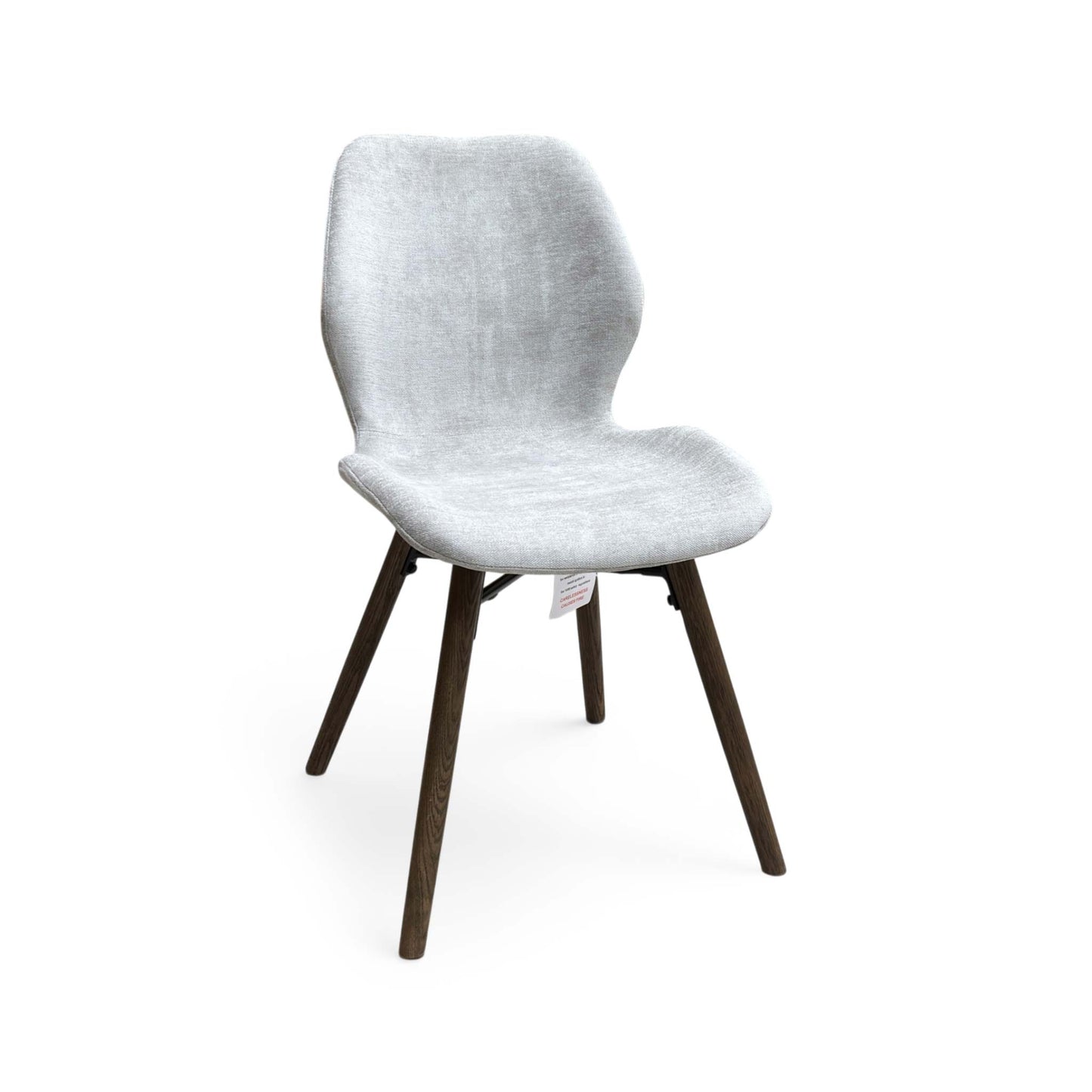 'Stockholm' Dark Oak Upholstered Dining Chair