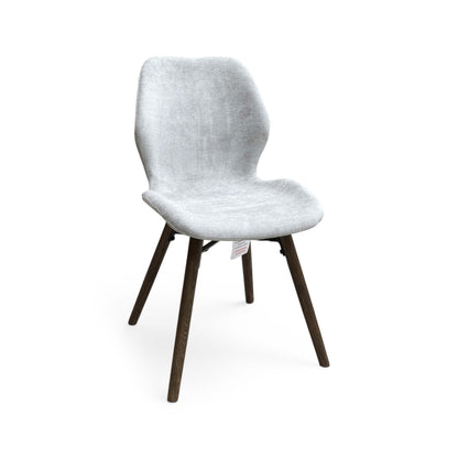 'Stockholm' Dark Oak Upholstered Dining Chair