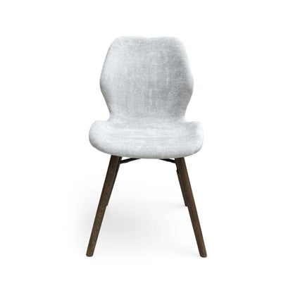 'Stockholm' Dark Oak Upholstered Dining Chair