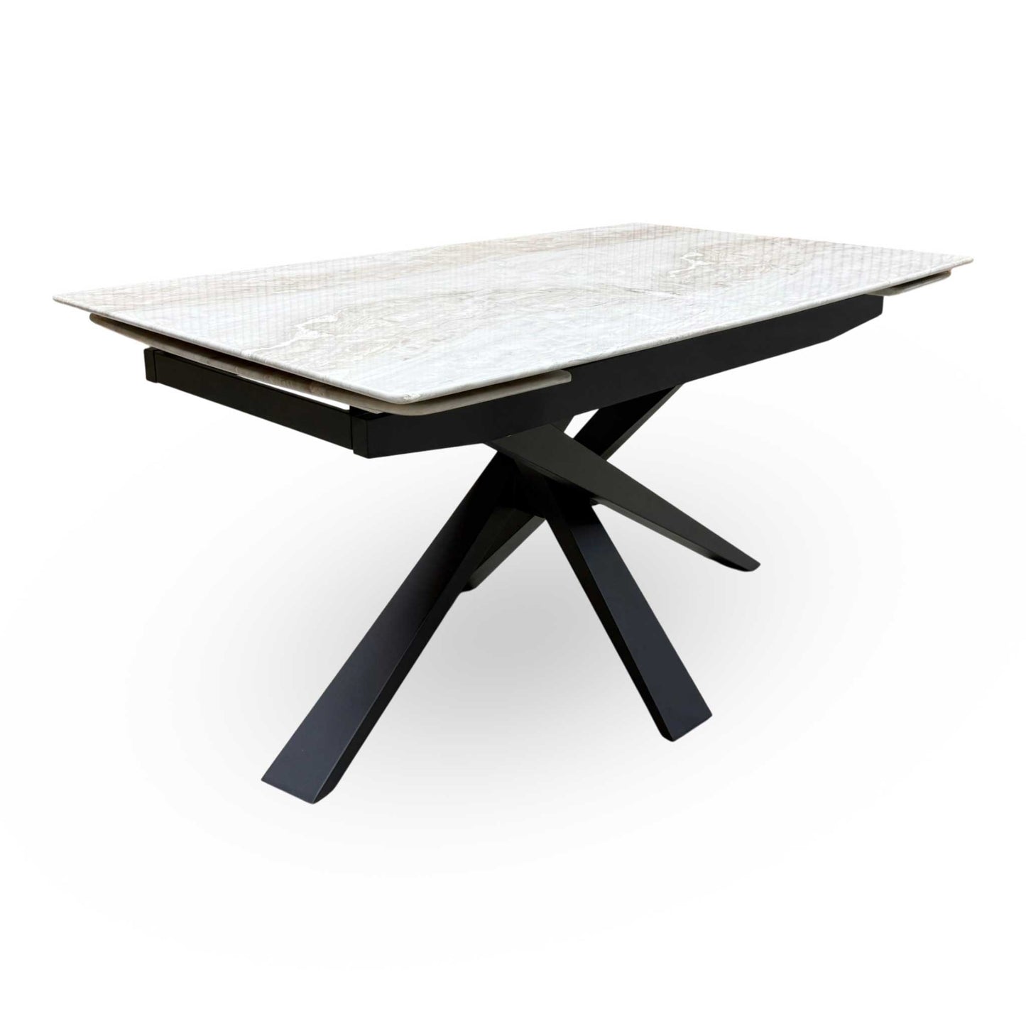'Germain' Marble Top 150cm Extending Dining Table