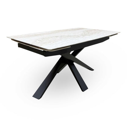 'Germain' Marble Top 150cm Extending Dining Table
