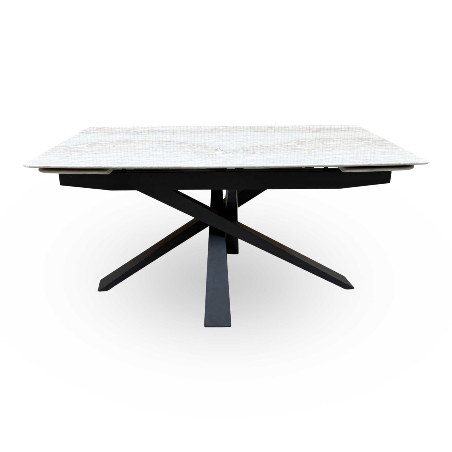 'Germain' Marble Top 150cm Extending Dining Table
