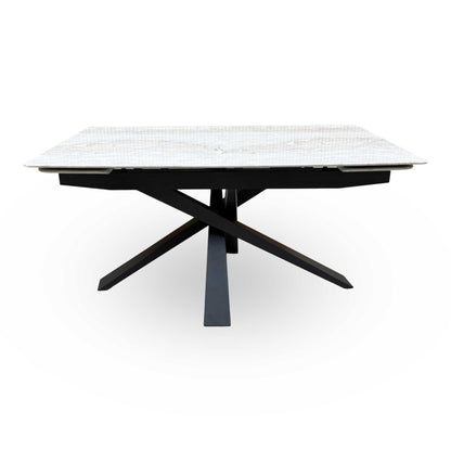 'Germain' Marble Top 150cm Extending Dining Table