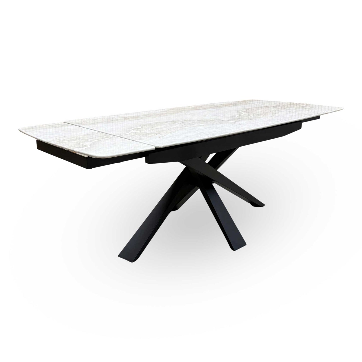 'Germain' Marble Top 150cm Extending Dining Table