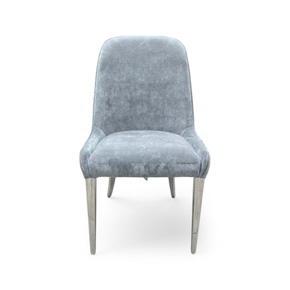 'Dolce' Grey Velvet Dining Chair