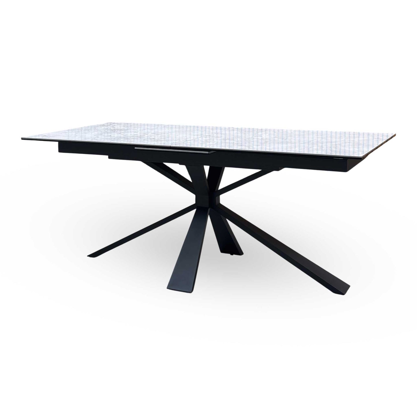 'Crete' Ceramic Top 180cm Large Extending Dining Table