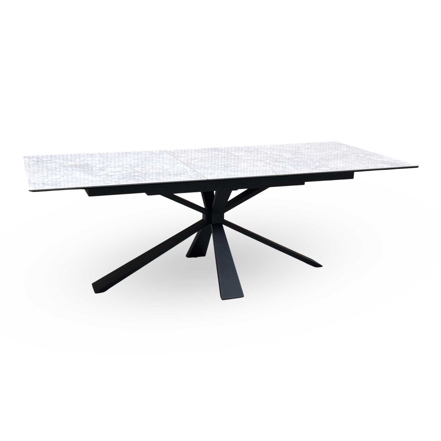 ‘Crete’ Ceramic Top Large Extending Dining Table