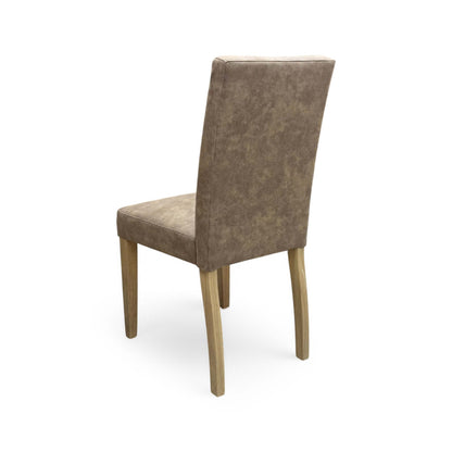 Furnitureland 'Augusta' Taupe Cowboy Upholstered Dining Chair
