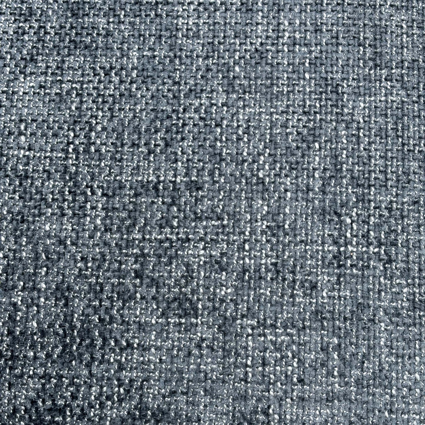 Close up view of the Nova COE-R303 silverish blue fabric upholstery, emphasizing the premium woven textile texture, durable tailored seams, and subtle reflective color tones.