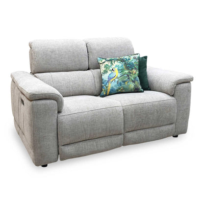 Side profile view demonstrating the sofa's deep seating proportions, comfortable arm cushion slope, and clean wall-away clearance reclining architecture.