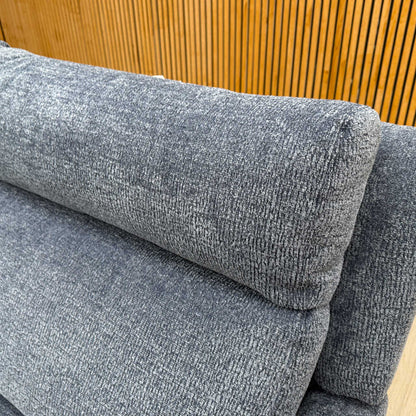 G Plan ‘Wren’ A223 Merim Denim Blue Fabric 2 Cushion 3 Seater Sofa