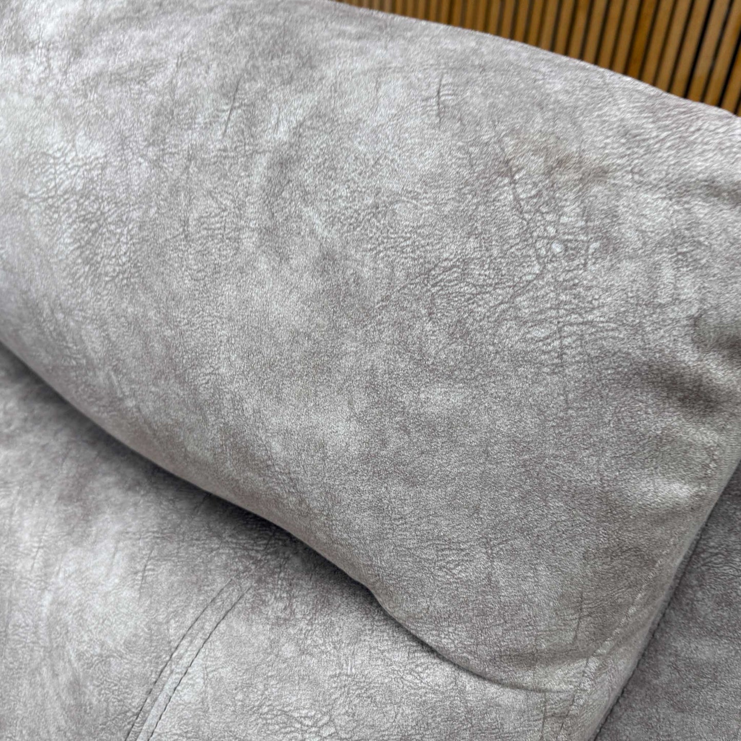 ‘Sloane’ Marble Charcoal Grey Fabric 2 Seater Power Recliner Sofa