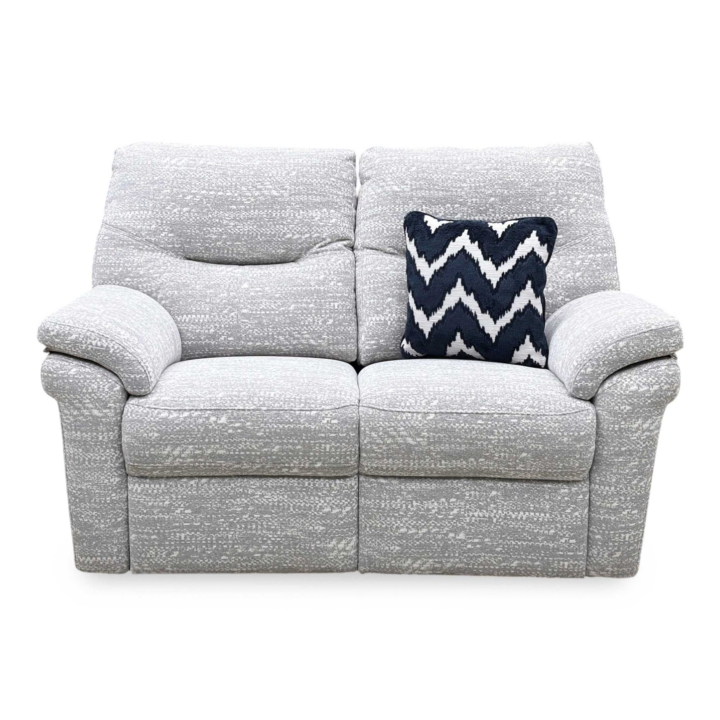 G Plan ‘Seattle’ Light Grey Fabric 2 Seater Power Recliner Sofa