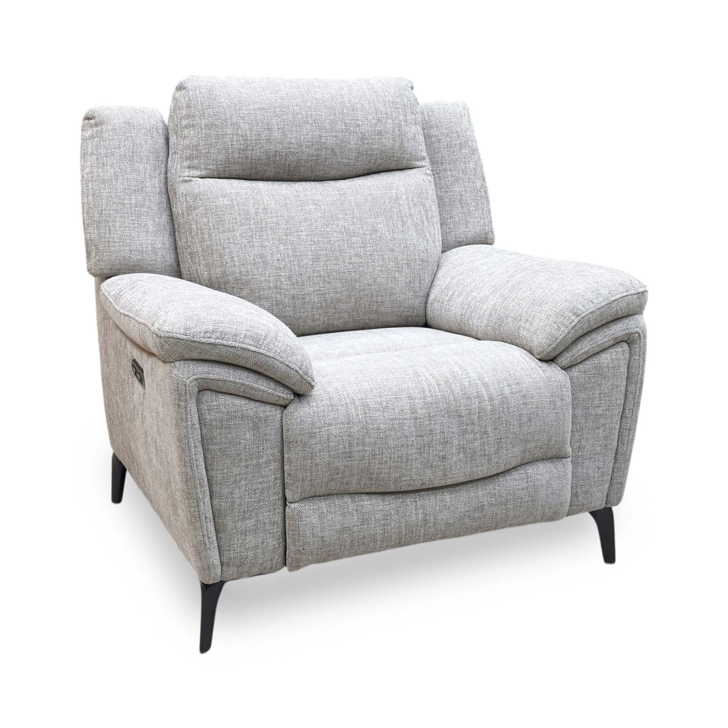 ‘Panache’ Grey Fabric Power Recliner Chair
