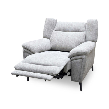 ‘Panache’ Grey Fabric Power Recliner Chair