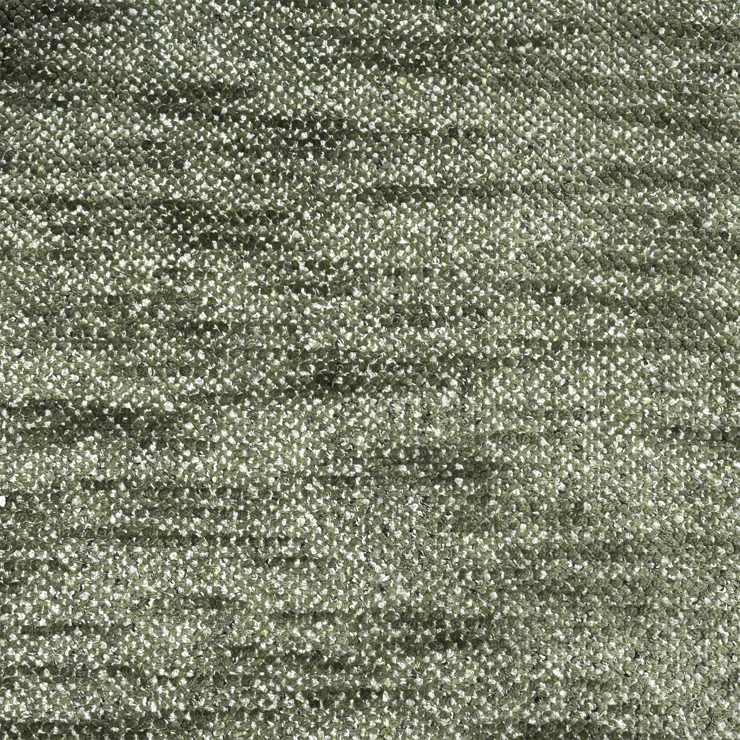 Macro view of the Malmo MGA-R11 olive green fabric upholstery, emphasizing the high-quality woven textile texture, durable seams, and rich earthy color tones.
