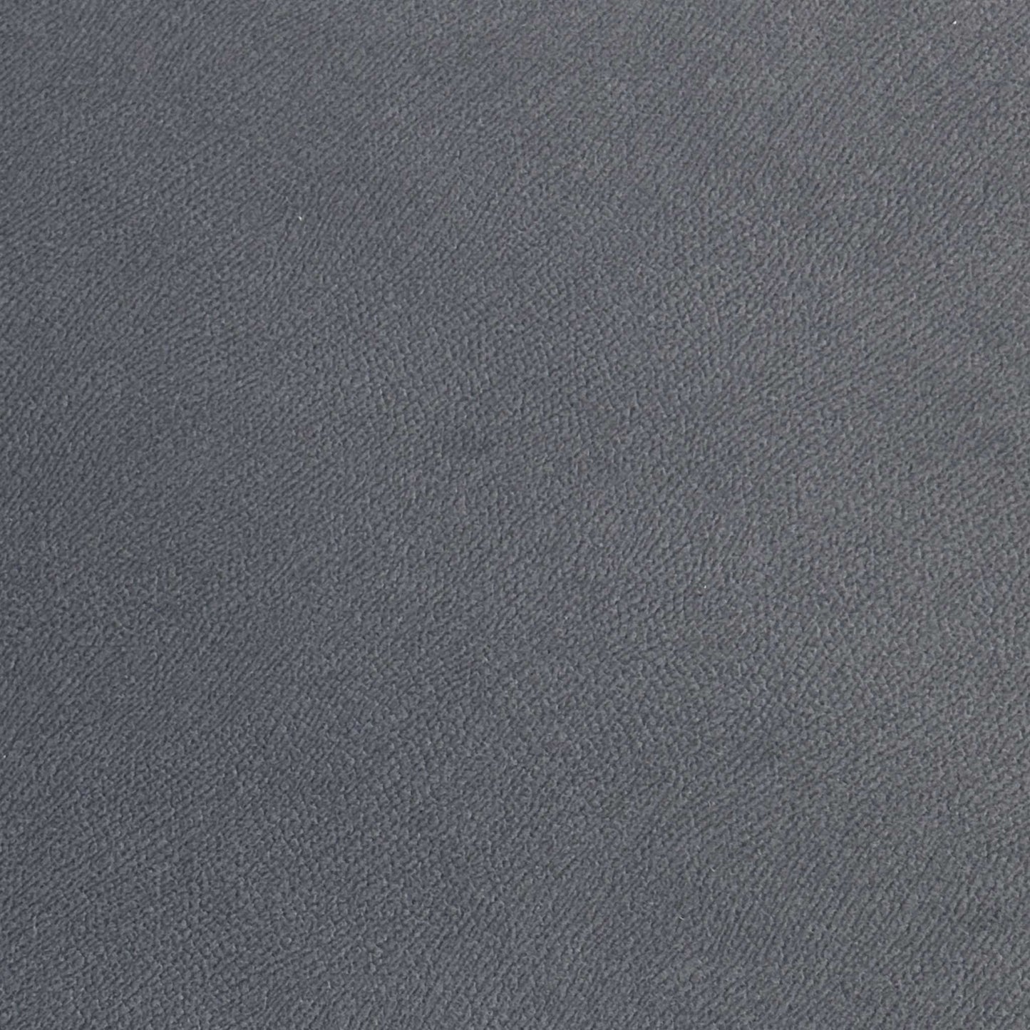 Macro view of the Genius 43460 Bella Iron Grey fabric upholstery, emphasizing the dense woven textile texture, durable seams, and the integrated side control buttons with USB port.
