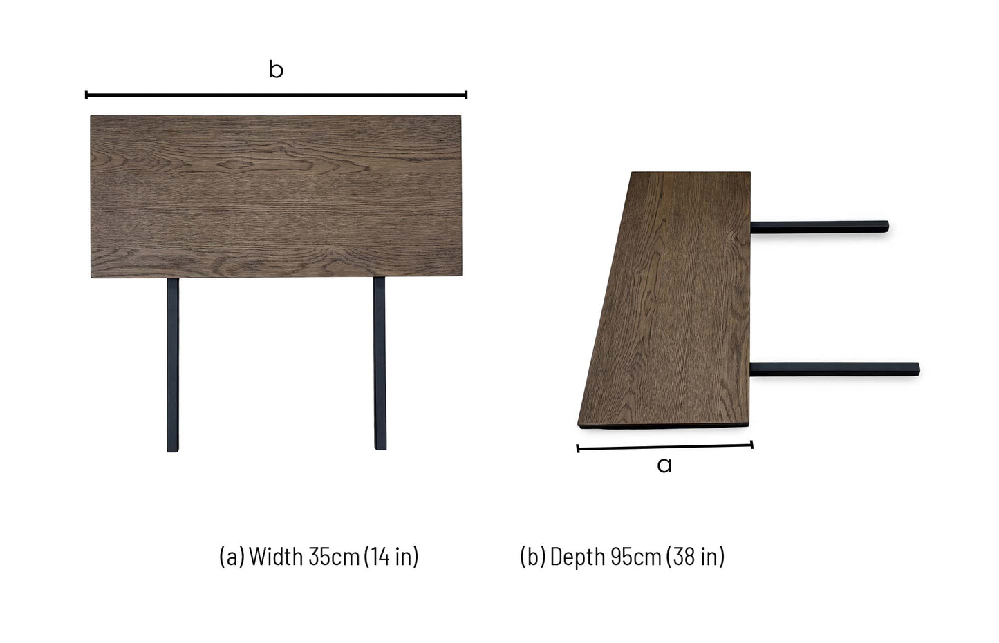 ‘Venus’ Jupiter Finish 35cm Dining Table Extension Leaf