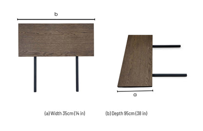 ‘Venus’ Jupiter Finish 35cm Dining Table Extension Leaf