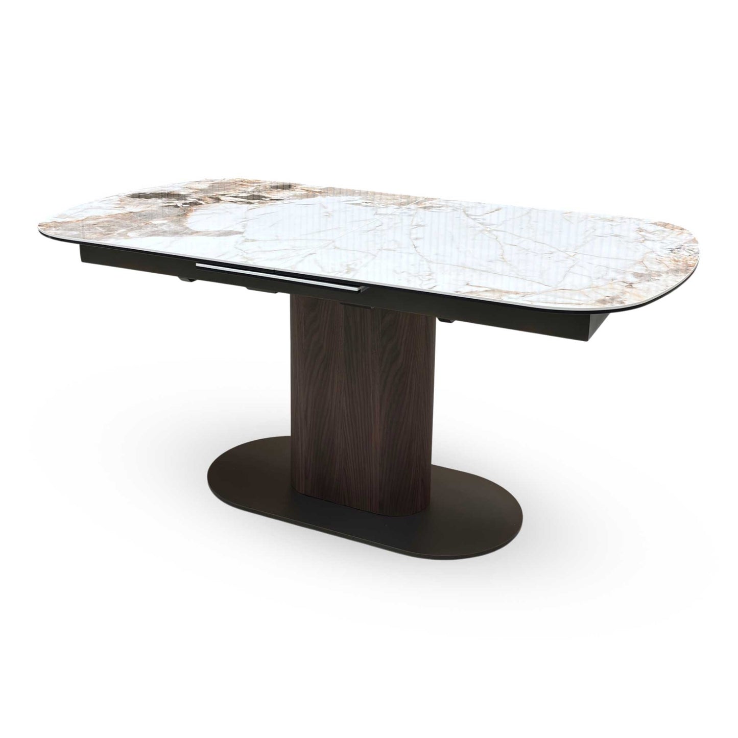 ‘Mekong’ Ceramic Top 160cm Extending Dining Table
