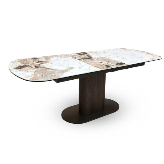 ‘Mekong’ Ceramic Top 160cm Extending Dining Table