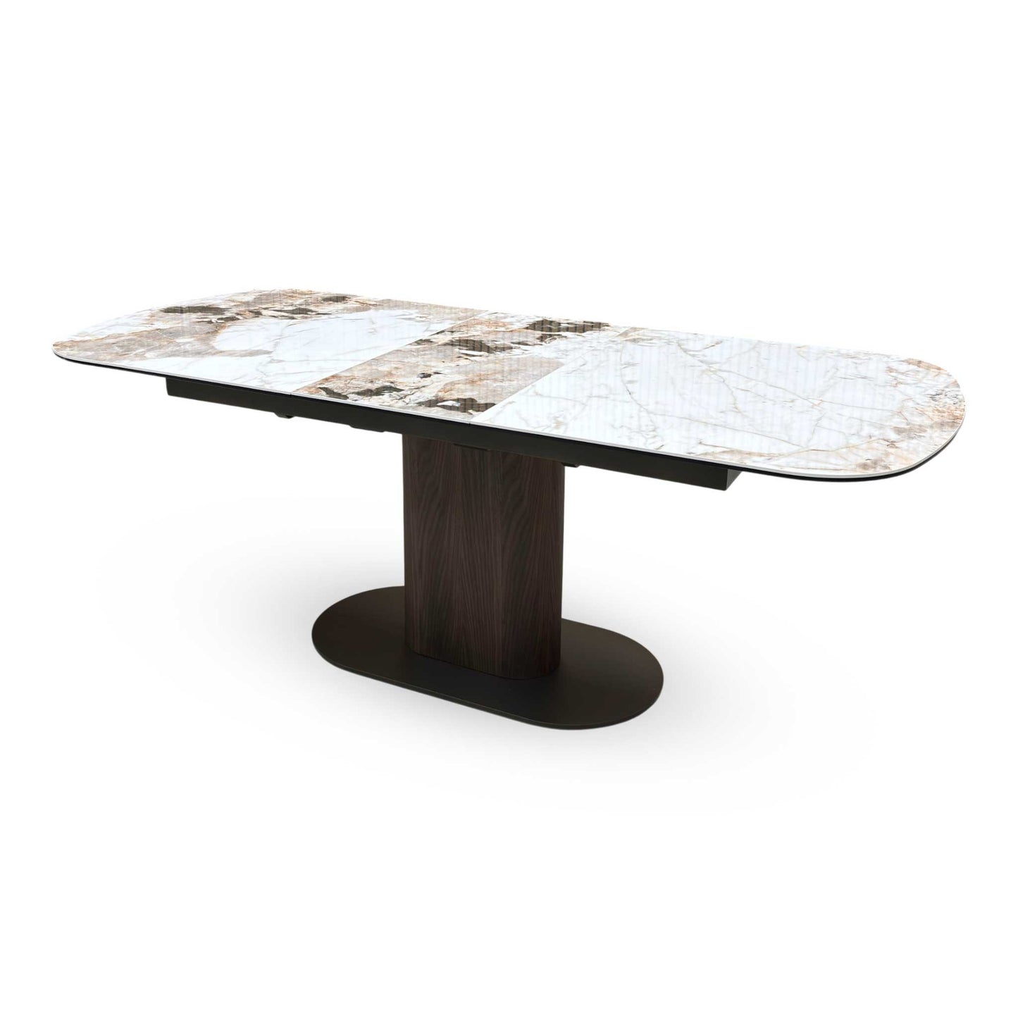 ‘Mekong’ Ceramic Top 160cm Extending Dining Table