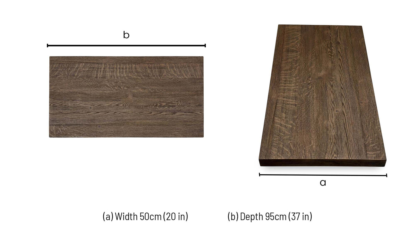 'Jupiter' Solid Oak 50cm Extension Leaf