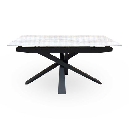 ‘Germain’ Marble Top 150cm Fixed Dining Table