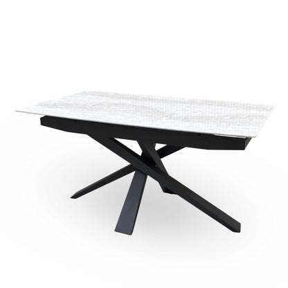 ‘Germain’ Marble Top 150cm Fixed Dining Table