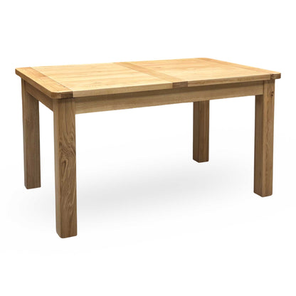 Furnitureland ‘Augusta’ Solid Oak Small Rectangular Extending Dining Table