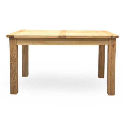 Furnitureland ‘Augusta’ Solid Oak Small Rectangular Extending Dining Table