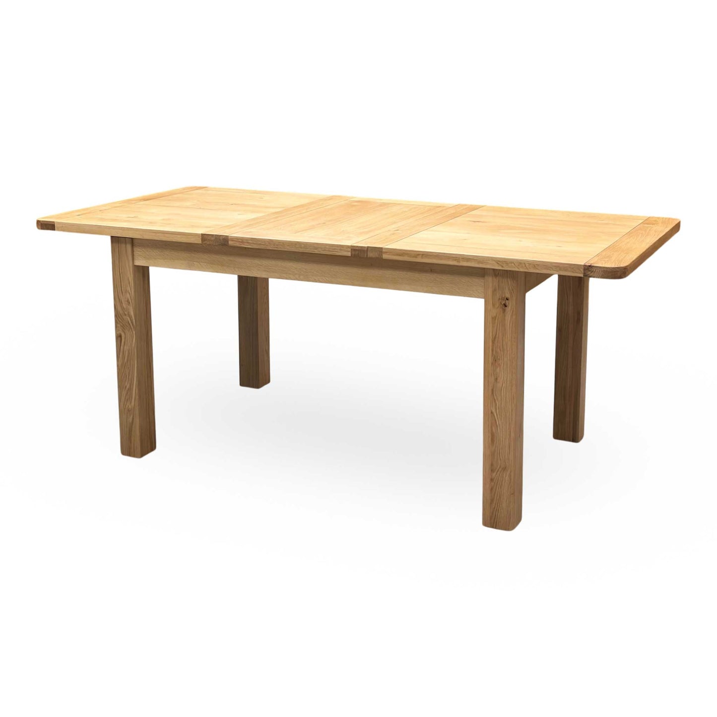Furnitureland ‘Augusta’ Solid Oak Small Rectangular Extending Dining Table