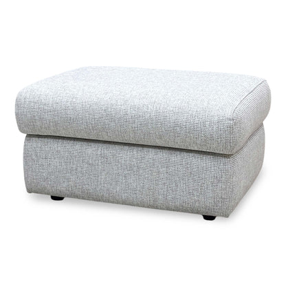 G Plan ‘Thornbury’ A940 Roche Cloud Grey Fabric Storage Footstool