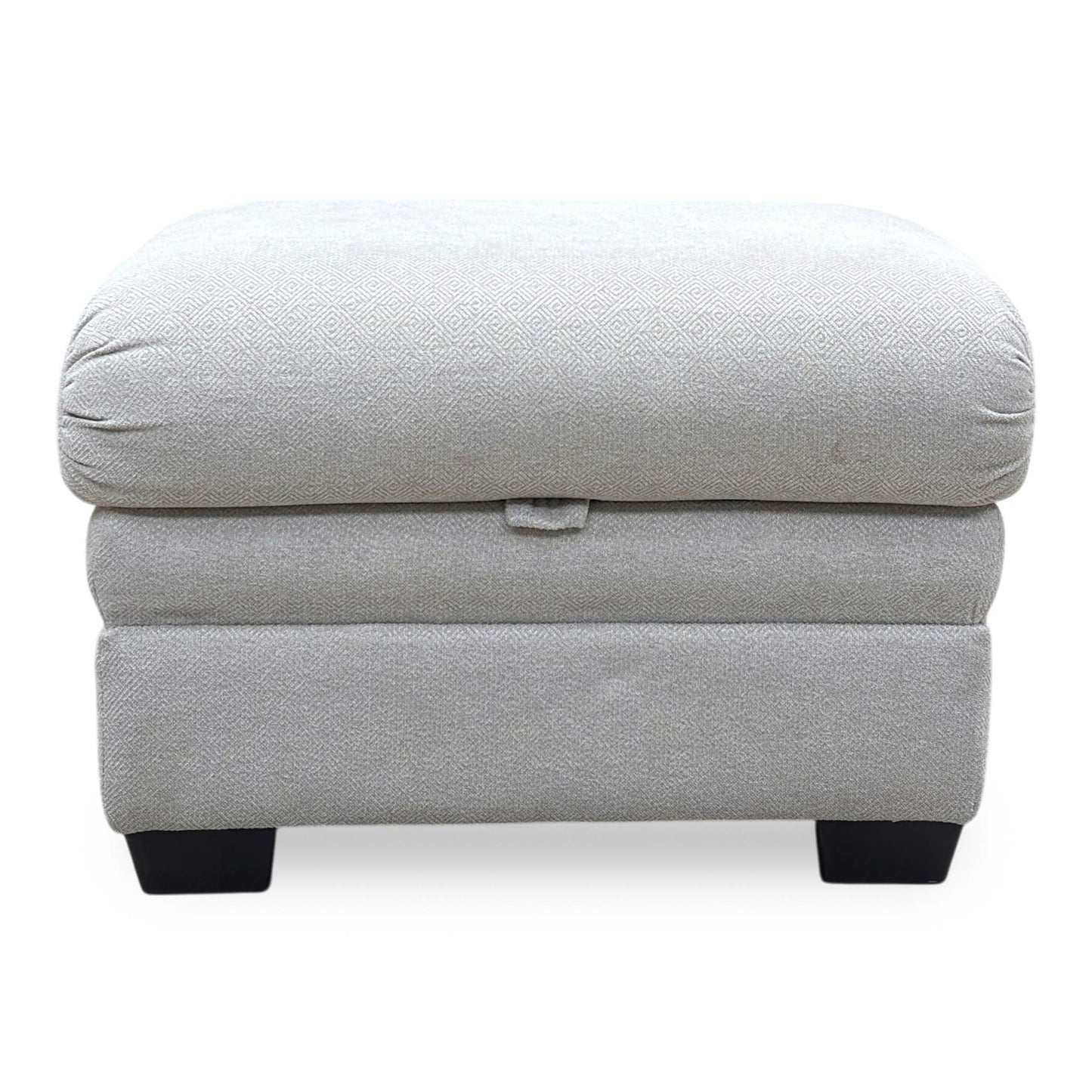 Parker Knoll ‘Hudson 23’ Fusion Stone Grey Fabric Storage Footstool