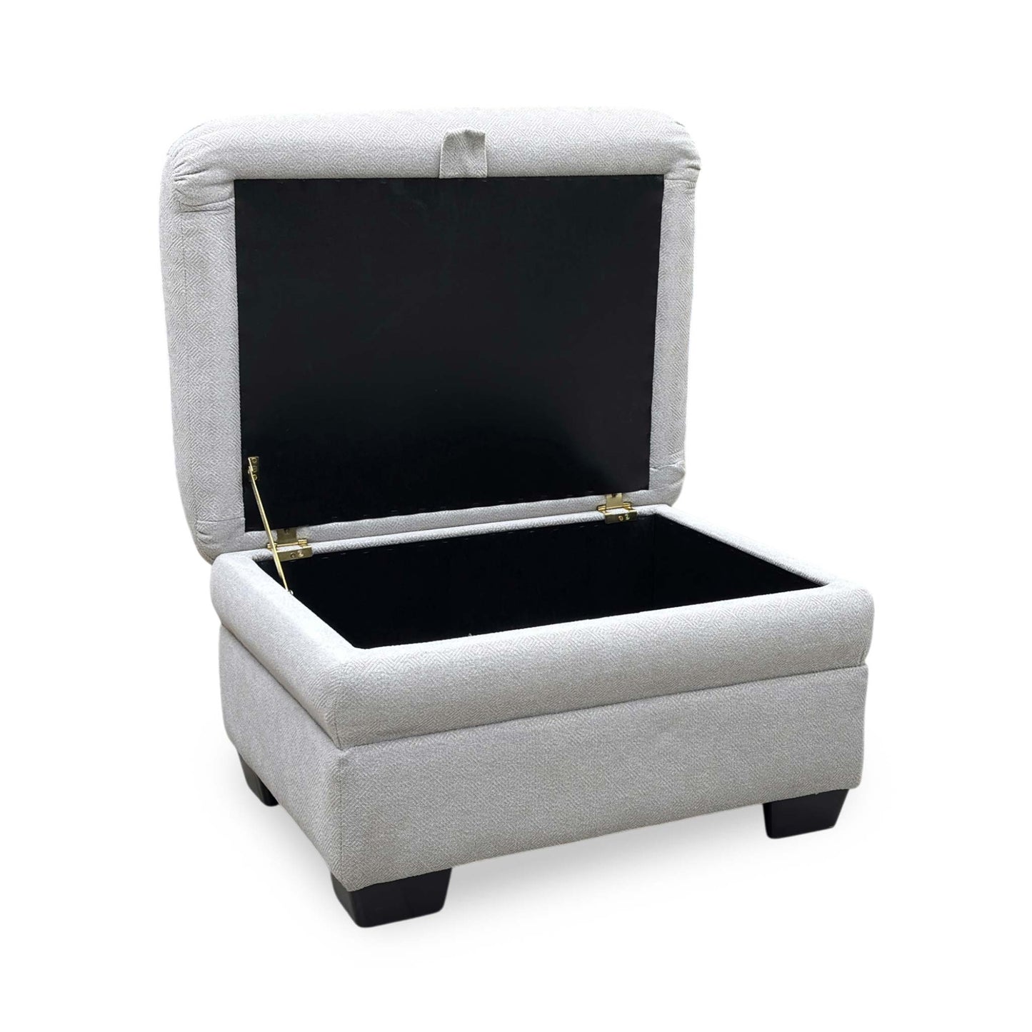 Parker Knoll ‘Hudson 23’ Fusion Stone Grey Fabric Storage Footstool
