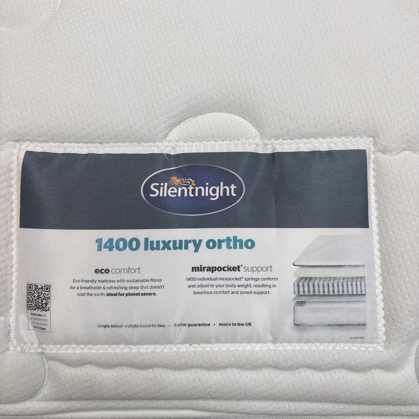 Silentnight 1400 Pocket Luxury Ortho - King