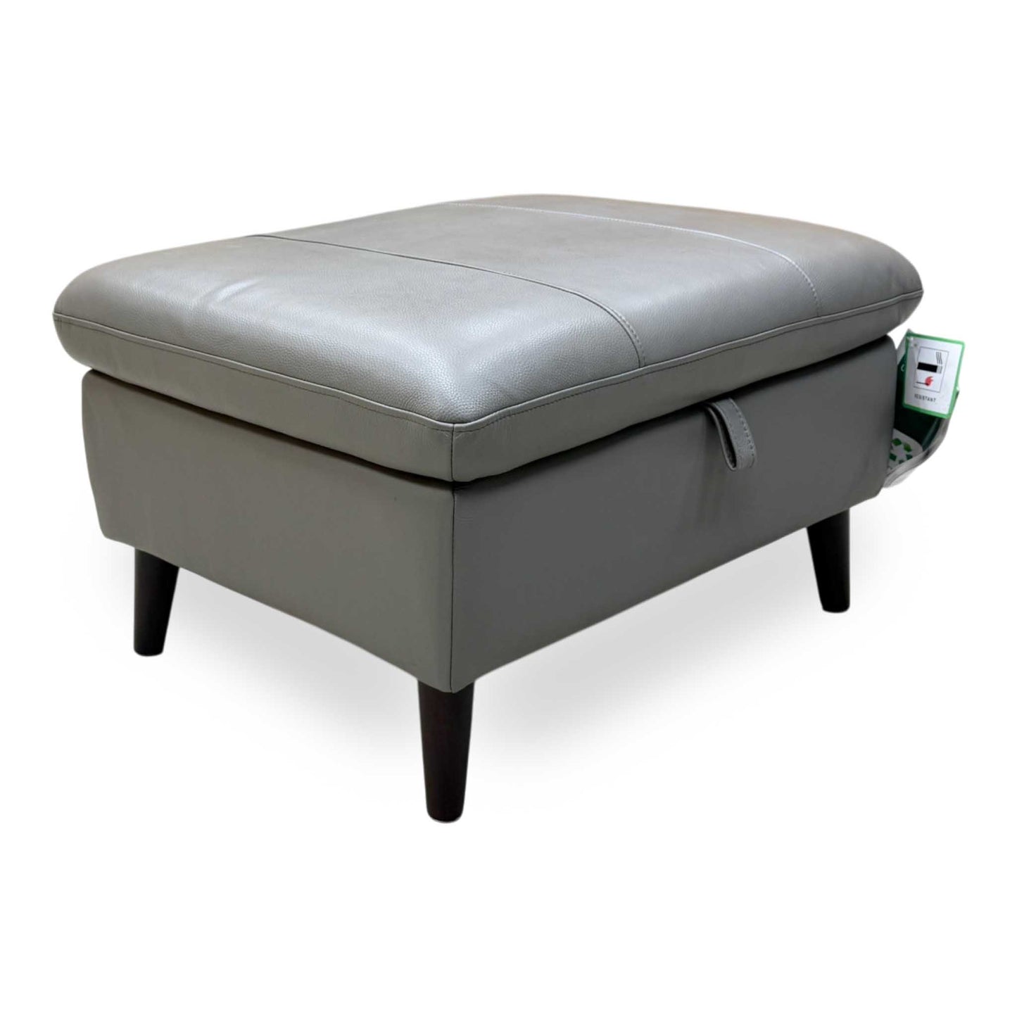 'Winner' Oslo Cat-40-15 Elephant Leather Storage Footstool