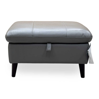 'Winner' Oslo Cat-40-15 Elephant Leather Storage Footstool